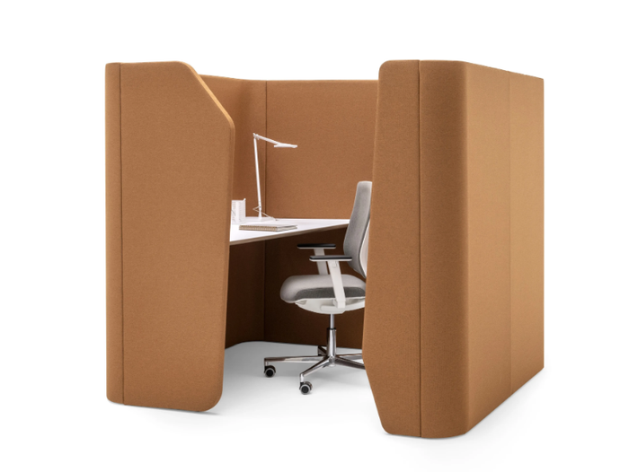 WORKSTATION - Acoustic fabric office booth _ ESTEL GROUP